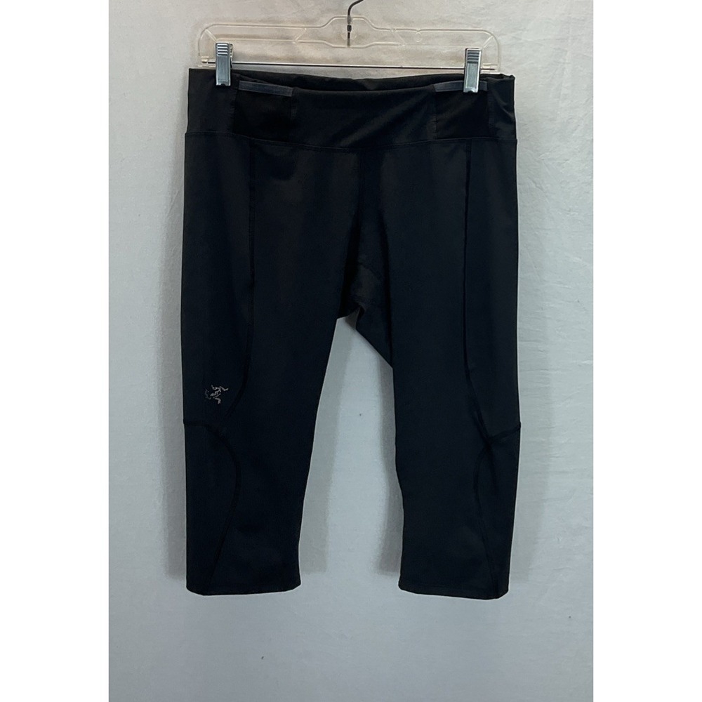 Arc'teryx‎ Leggings Womens LG Black Soleus Capri Activewear Performance Yoga